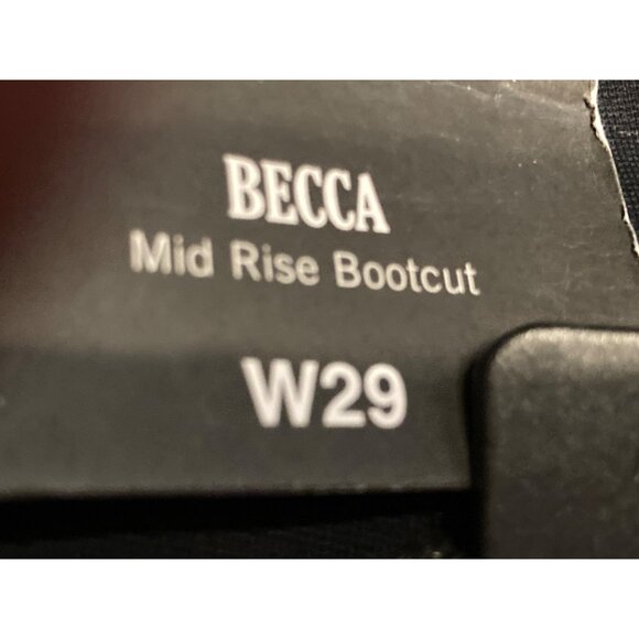 True Religion Women's Mid Rise Bootcut Jeans & Becca Ponte Pant - Black 29 New - Picture 4 of 5